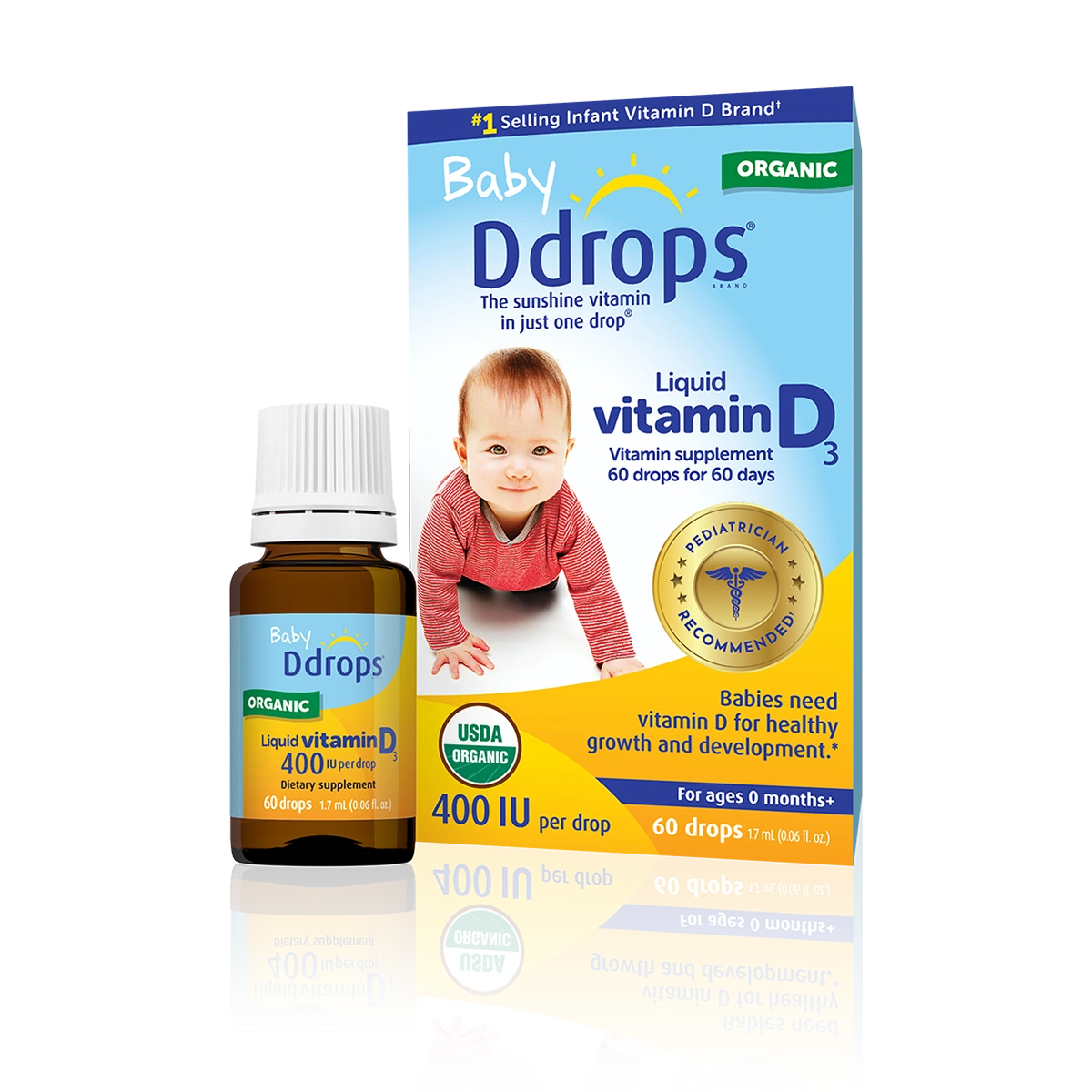 Baby Vitamin D3 400 IU Ddrops