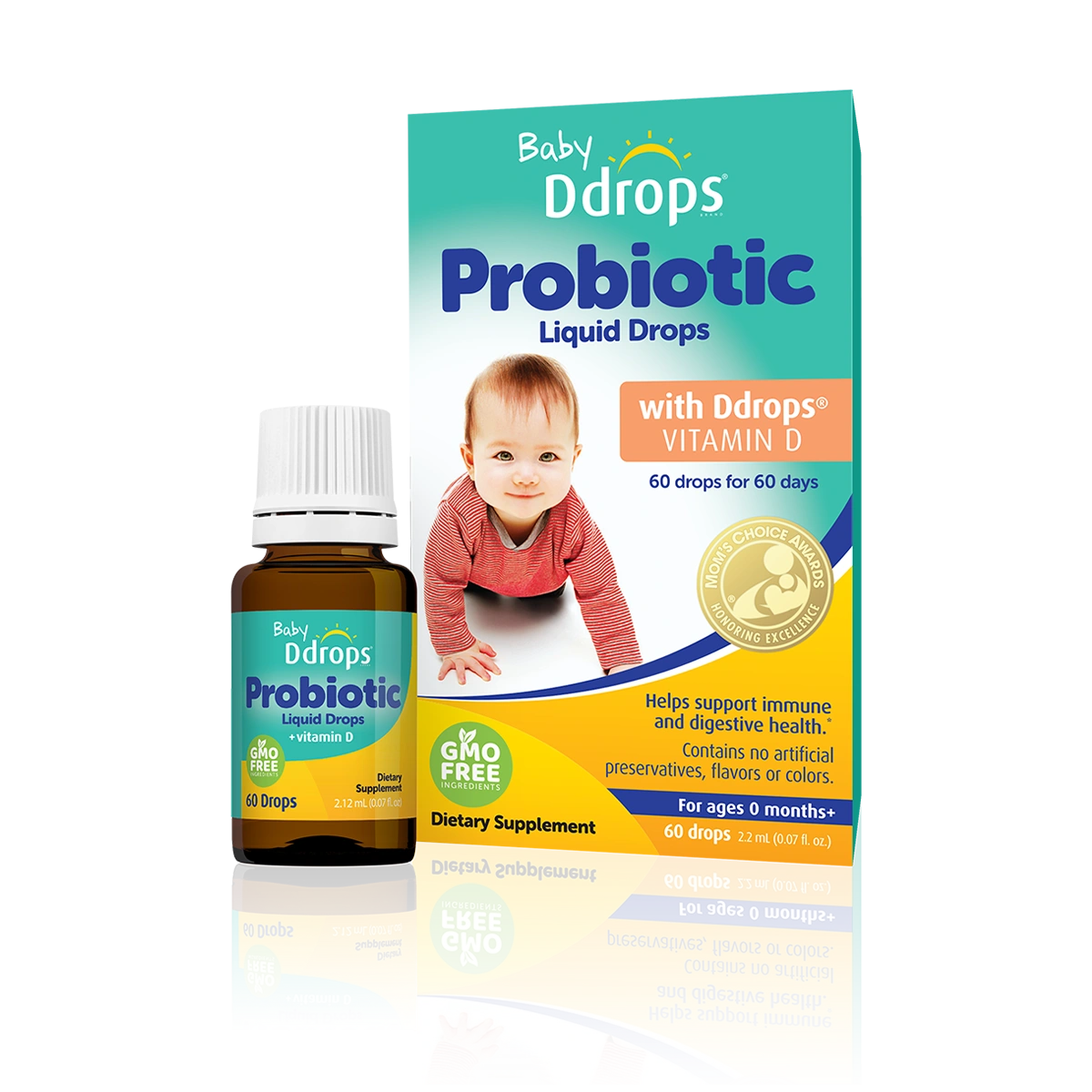 Baby Probiotic + Vitamin D3 Drops