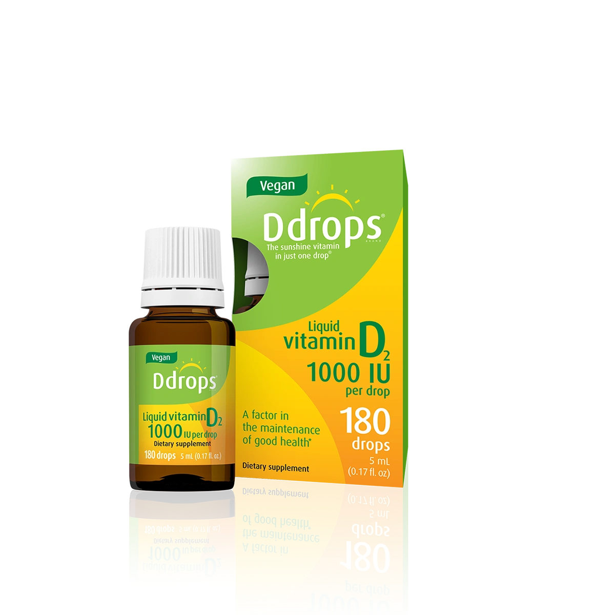 Vegan Vitamin D2 1000 IU Drops